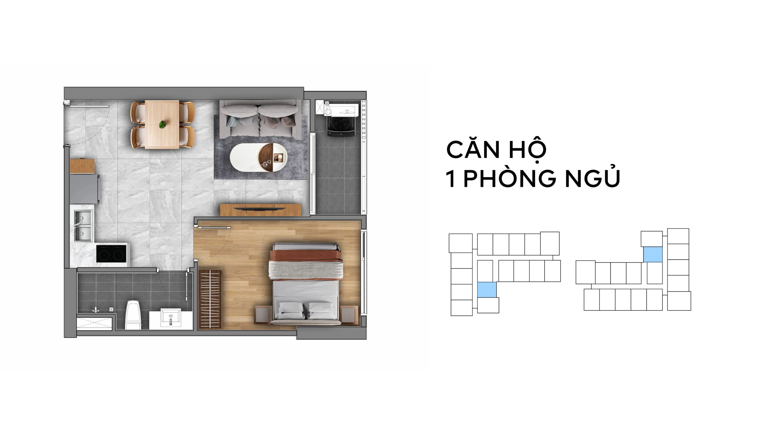 Mặt bằng phòng ngủ dự án Fenica Dĩ An