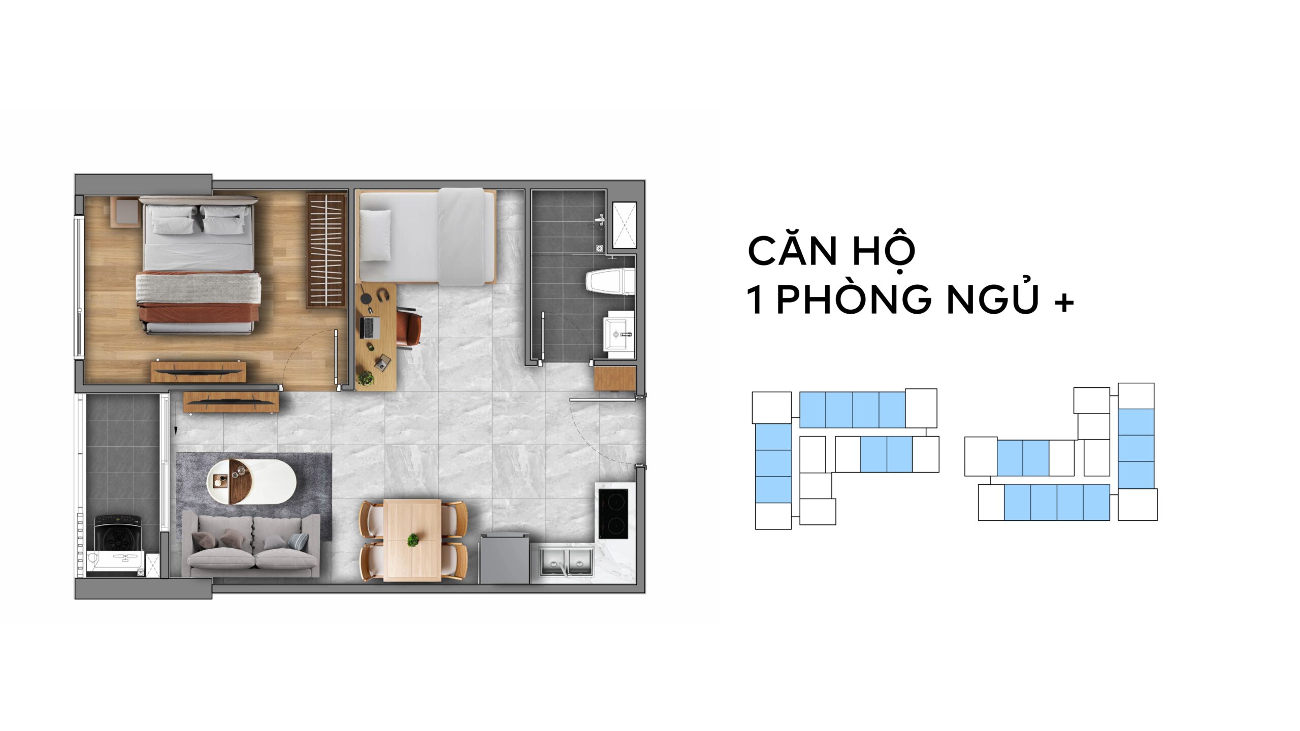 Mặt bằng phòng ngủ dự án Fenica Dĩ An